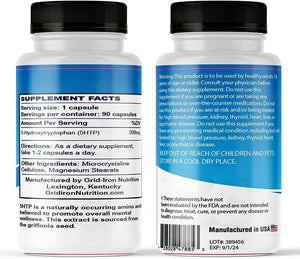 GRID-IRON NUTRITION - GRID-IRON NUTRITION 5-HTP 200Mg. 90 Capsulas - The Red Vitamin MX - Suplementos Alimenticios - {{ shop.shopifyCountryName }}