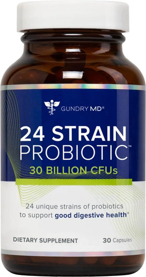 GUNDRY MD - Gundry MD 24 Strain Probiotic with 30 Billion CFUs 30 Capsulas - The Red Vitamin MX - Suplementos Alimenticios - {{ shop.shopifyCountryName }}