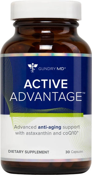 GUNDRY MD - Gundry MD Active Advantage Astaxanthin and CoQ10 30 Capsulas - The Red Vitamin MX - Suplementos Alimenticios - {{ shop.shopifyCountryName }}