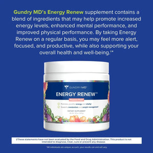 GUNDRY MD - Gundry MD Energy Renew Muscle Recovery and Cardiovascular Health Support 210Gr. - The Red Vitamin MX - Suplementos Alimenticios - {{ shop.shopifyCountryName }}