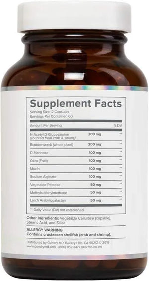 GUNDRY MD - Gundry MD Lectin Shield Intestinal Health Support 120 Capsulas - The Red Vitamin MX - Suplementos Alimenticios - {{ shop.shopifyCountryName }}