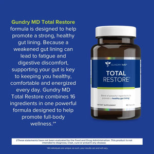 GUNDRY MD - Gundry MD Total Restore Gut Health and Gut Lining Support 90 Capsulas - The Red Vitamin MX - Suplementos Alimenticios - {{ shop.shopifyCountryName }}