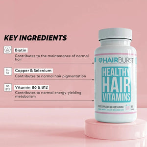 HAIR BURST - Hair Burst Healthy Hair Vitamins 60 Capsulas - The Red Vitamin MX - Suplementos Alimenticios - {{ shop.shopifyCountryName }}