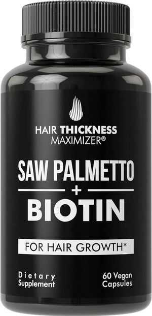 HAIR THICKNESS MAXIMIZER - Hair Thickness Maximizer Saw Palmetto + Biotin Advanced 2-in-1 Combo for Hair Growth 60 Capsulas - The Red Vitamin MX - Suplementos Alimenticios - {{ shop.shopifyCountryName }}