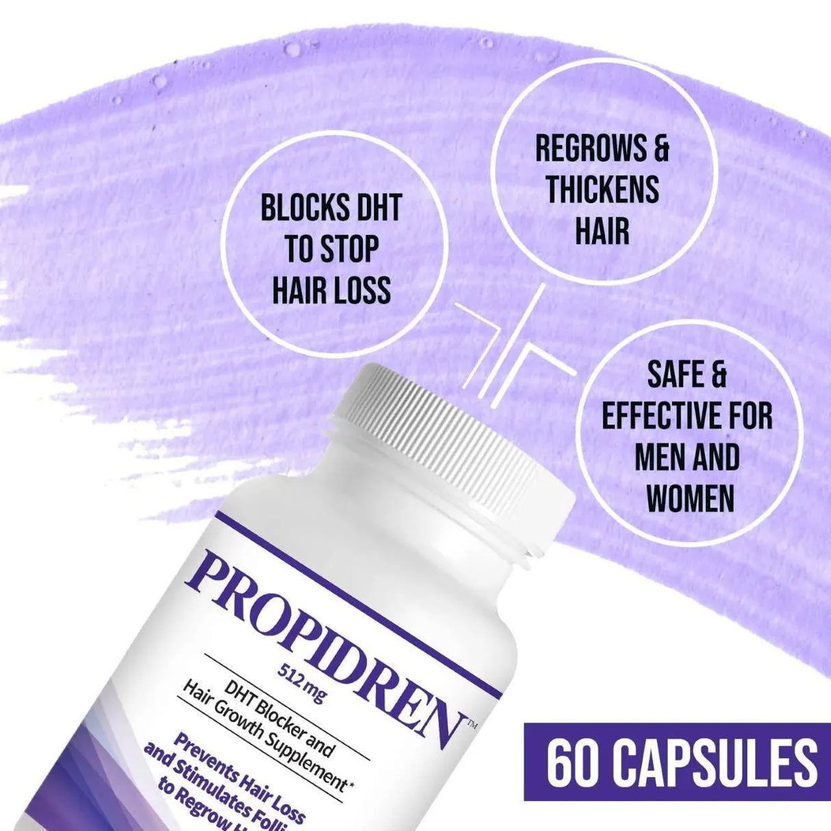 HAIRGENICS - Propidren by HairGenics DHT Blocker & Hair Growth 60 Capsulas - The Red Vitamin MX - Suplementos Alimenticios - {{ shop.shopifyCountryName }}