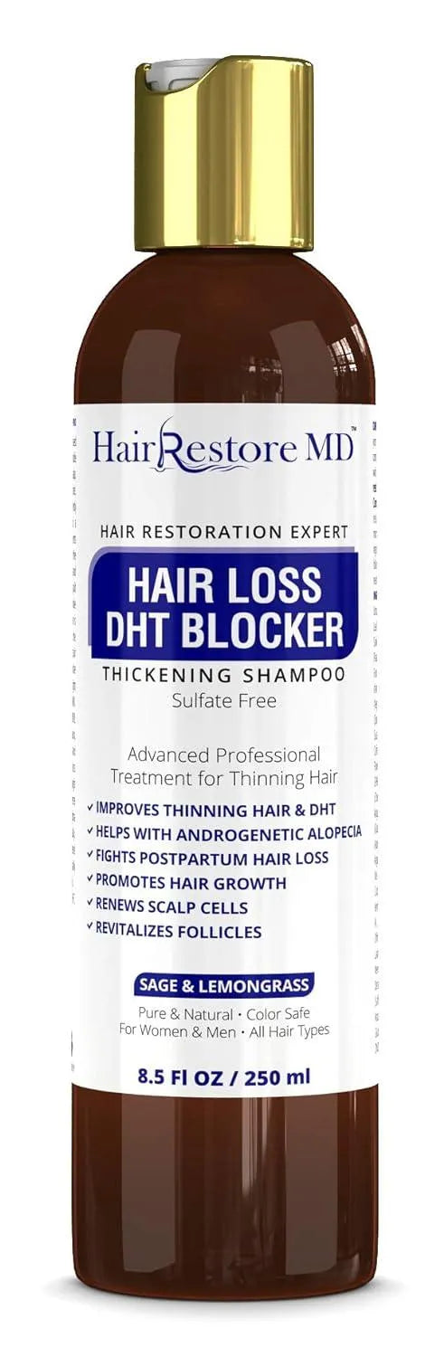 HAIRRESTORE MD - HairRestore MD Hair LOSS DHT BLOCKER SHAMPOO 250Ml. - The Red Vitamin MX - Shampoo Para Cabello - {{ shop.shopifyCountryName }}