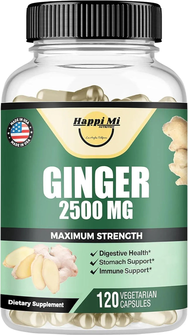 HAPPI MI NUTRITION - Happi Mi Nutrition Ginger Root 120 Capsulas - The Red Vitamin MX - Suplementos Alimenticios - {{ shop.shopifyCountryName }}