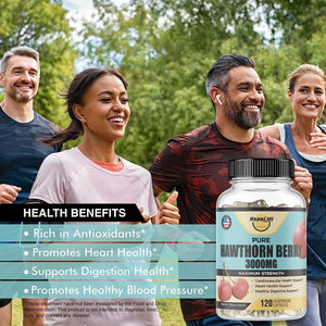 HAPPI MI NUTRITION - Happi Mi Nutrition Hawthorn Berry 5:1 Extract 3000Mg. 120 Capsulas - The Red Vitamin MX - Suplementos Alimenticios - {{ shop.shopifyCountryName }}