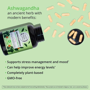 HAPPY HEALTHY HIPPIE - Happy Healthy Hippie Organic Ashwagandha 2100Mg. 90 Capsulas - The Red Vitamin MX - Suplementos Alimenticios - {{ shop.shopifyCountryName }}