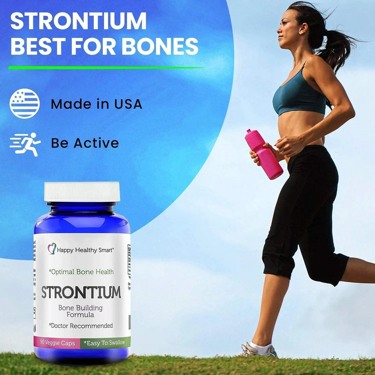 HAPPY HEALTHY SMART - Happy Healthy Smart Strontium 90 Capsulas - The Red Vitamin MX - Suplementos Alimenticios - {{ shop.shopifyCountryName }}