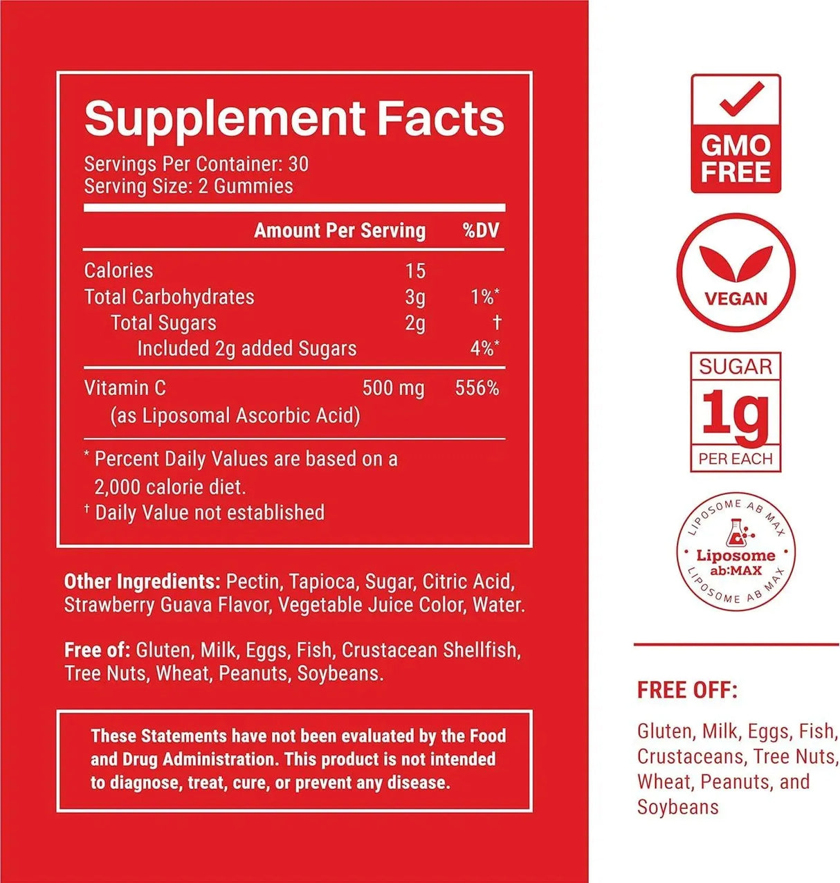 HAROUTINE - Haroutine Liposomal Vitamin C Gummies 500Mg. 60 Gomitas - The Red Vitamin MX - Suplementos Alimenticios - {{ shop.shopifyCountryName }}