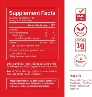 HAROUTINE - Haroutine Liposomal Vitamin C Gummies 500Mg. 60 Gomitas - The Red Vitamin MX - Suplementos Alimenticios - {{ shop.shopifyCountryName }}