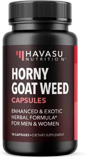 HAVASU NUTRITION - Havasu Horny Goat Weed 10 Capsulas - The Red Vitamin MX - Suplementos Alimenticios - {{ shop.shopifyCountryName }}