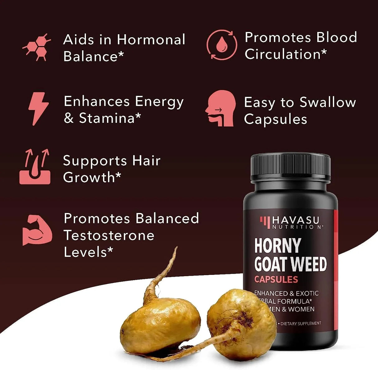 HAVASU NUTRITION - Havasu Horny Goat Weed 10 Capsulas - The Red Vitamin MX - Suplementos Alimenticios - {{ shop.shopifyCountryName }}