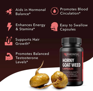 HAVASU NUTRITION - Havasu Horny Goat Weed 10 Capsulas - The Red Vitamin MX - Suplementos Alimenticios - {{ shop.shopifyCountryName }}