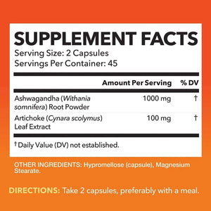 HAVASU NUTRITION - Havasu Nutriition Ashwagandha 1000Mg. 90 Capsulas - The Red Vitamin MX - Suplementos Alimenticios - {{ shop.shopifyCountryName }}