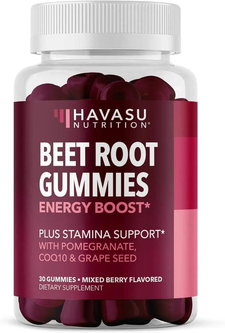 HAVASU NUTRITION - Havasu Nutrition Beet Root Gummies 30 Gomitas - The Red Vitamin MX - Suplementos Alimenticios - {{ shop.shopifyCountryName }}