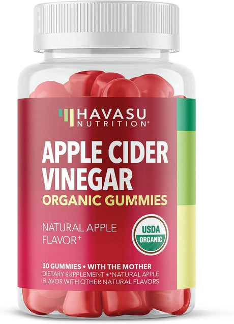 HAVASU NUTRITION - Havasu Organic Apple Cider Vinegar Gummies 30 Gomitas - The Red Vitamin MX - Suplementos Alimenticios - {{ shop.shopifyCountryName }}