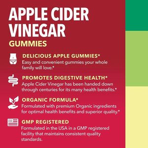 HAVASU NUTRITION - Havasu Organic Apple Cider Vinegar Gummies 60 Gomitas - The Red Vitamin MX - Suplementos Alimenticios - {{ shop.shopifyCountryName }}