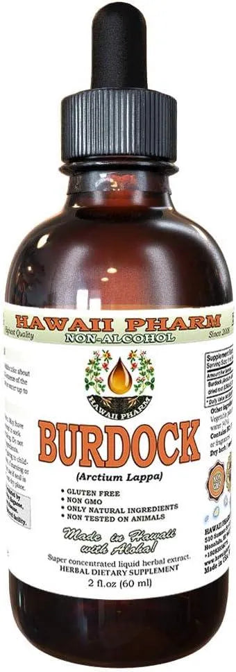 HAWAIIPHARM - Hawaii Pharm Burdock Alcohol-Free Liquid Extract 2 Fl.Oz. - The Red Vitamin MX - Suplementos Alimenticios - {{ shop.shopifyCountryName }}