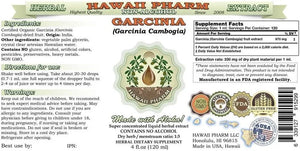 HAWAIIPHARM - HawaiiPharm Pure Garcinia Alcohol-Free Liquid Extract 120Ml. - The Red Vitamin MX - Suplementos Alimenticios - {{ shop.shopifyCountryName }}