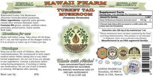 HAWAIIPHARM - HawaiiPharm Turkey Tail Mushroom Alcohol-Free Liquid Extract 120Ml. - The Red Vitamin MX - Suplementos Alimenticios - {{ shop.shopifyCountryName }}