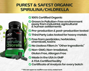 HCL - HCL HERBAL CODE LABS Chlorella Spirulina 120 Capsulas - The Red Vitamin MX - Suplementos Alimenticios - {{ shop.shopifyCountryName }}