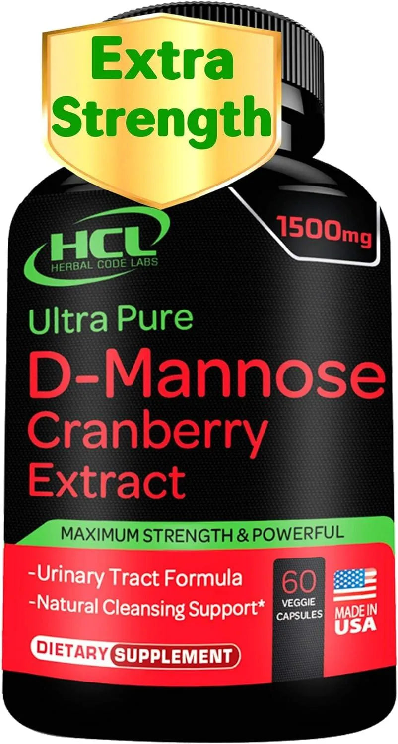 HCL - HCL Mannose with Cranberry Extract 60 Capsulas - The Red Vitamin MX - Suplementos Alimenticios - {{ shop.shopifyCountryName }}