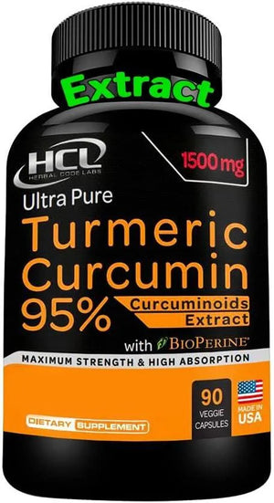 HCL - HCL Turmeric Curcumin Supplement 90 Capsulas - The Red Vitamin MX - Suplementos Alimenticios - {{ shop.shopifyCountryName }}