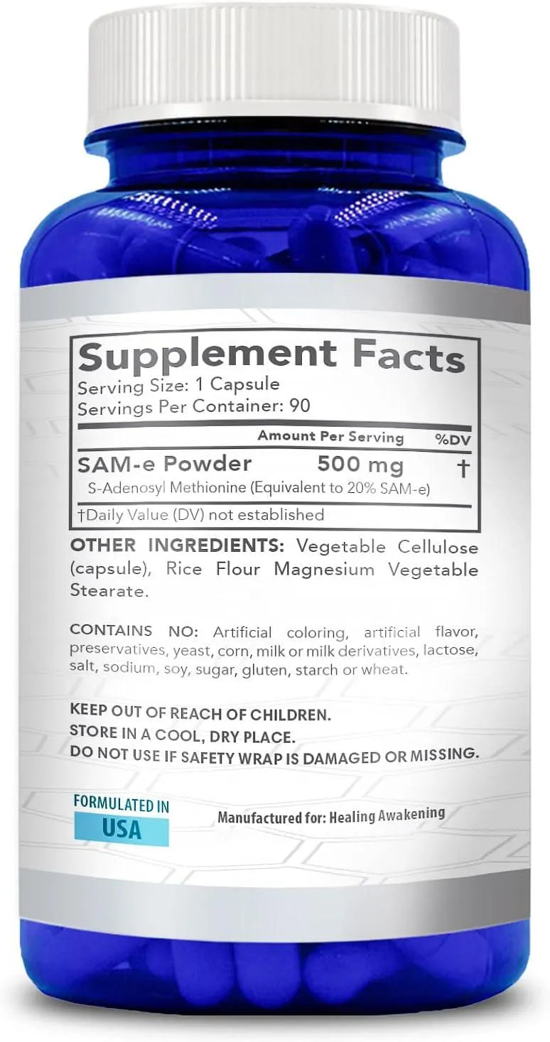 HEALING AWAKENING - Healing Awakening SAM-e 500Mg. 90 Capsulas - The Red Vitamin MX - Suplementos Alimenticios - {{ shop.shopifyCountryName }}