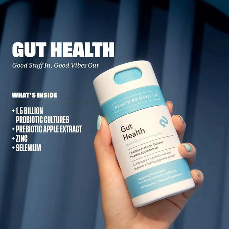 HEALTH BY HABIT - Health by Habit Gut Health 60 Capsulas 2 Pack - The Red Vitamin MX - Suplementos Alimenticios - {{ shop.shopifyCountryName }}