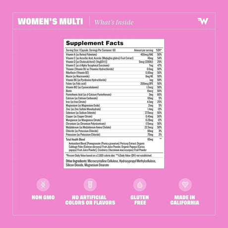 HEALTH BY HABIT - Health By Habit Womens Multi 120 Capsulas - The Red Vitamin MX - Suplementos Alimenticios - {{ shop.shopifyCountryName }}
