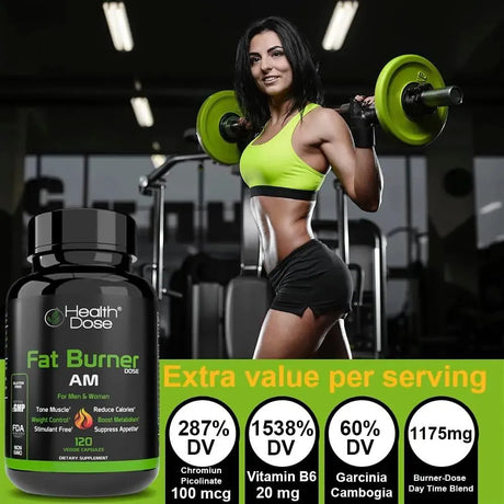 HEALTH DOSE - Health Dose FB Dose AM. Weight Management 120 Capsulas - The Red Vitamin MX - Suplementos Alimenticios - {{ shop.shopifyCountryName }}