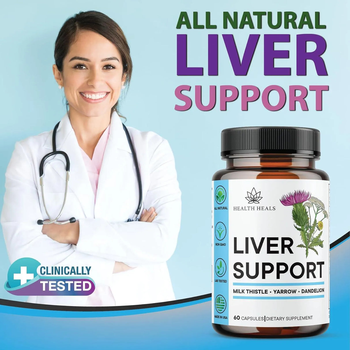 HEALTH HEALS - Health Heals Liver Cleanse & Repair Formula 60 Capsulas 3 Pack - The Red Vitamin MX - Suplementos Alimenticios - {{ shop.shopifyCountryName }}