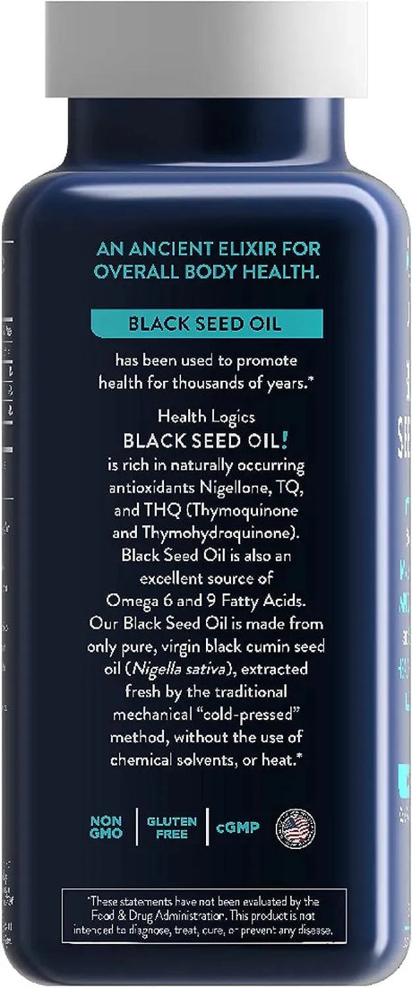HEALTH LOGICS - Health Logics Black Seed Oil 100 Capsulas Blandas - The Red Vitamin MX - Suplementos Alimenticios - {{ shop.shopifyCountryName }}