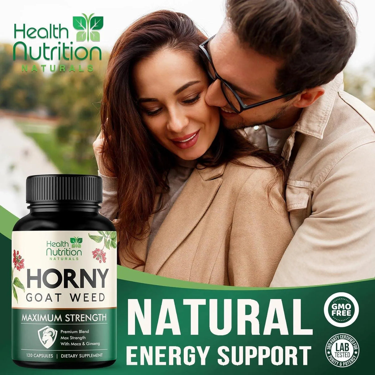 HEALTH NUTRITION NATURALS - Health Nutrition Naturals Extra Strength Horny Goat Extract 120 Capsulas - The Red Vitamin MX - Suplementos Alimenticios - {{ shop.shopifyCountryName }}