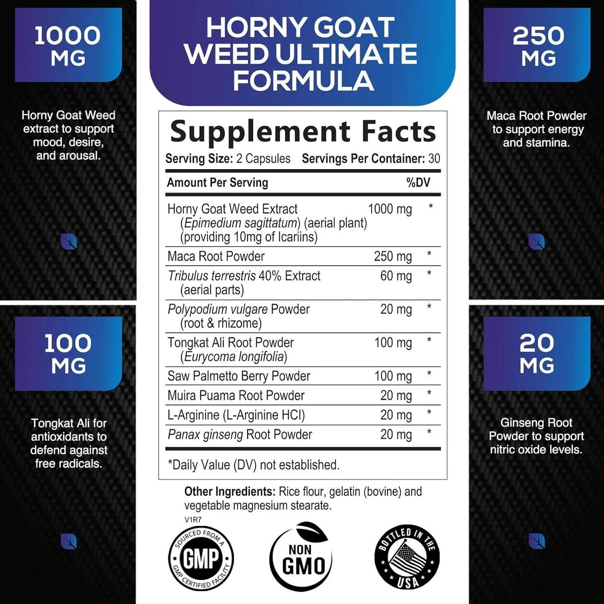 HEALTH NUTRITION NATURALS - Health Nutrition Naturals Extra Strength Horny Goat Extract 60 Capsulas - The Red Vitamin MX - Suplementos Alimenticios - {{ shop.shopifyCountryName }}