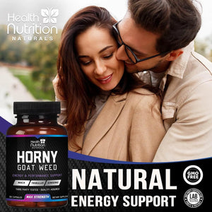 HEALTH NUTRITION NATURALS - Health Nutrition Naturals Extra Strength Horny Goat Extract 60 Capsulas - The Red Vitamin MX - Suplementos Alimenticios - {{ shop.shopifyCountryName }}