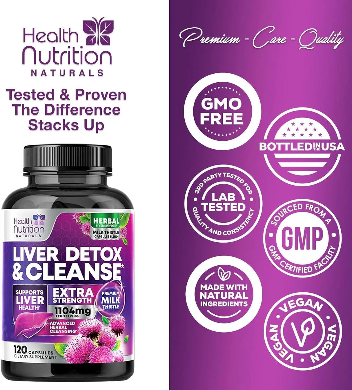 HEALTH NUTRITION NATURALS - Health Nutrition Naturals Liver Cleanse Detox & Repair Formula 120 Capsulas - The Red Vitamin MX - Suplementos Alimenticios - {{ shop.shopifyCountryName }}