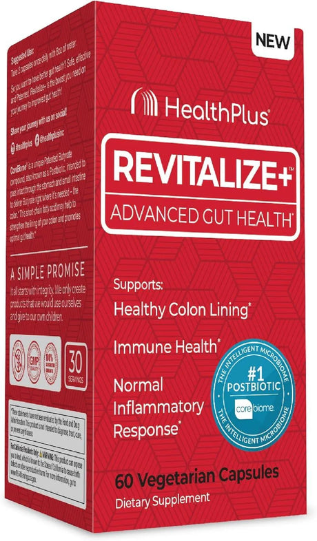 HEALTH PLUS - Health Plus Revitalize+ Advanced Gut Health 60 Capsulas - The Red Vitamin MX - Suplementos Alimenticios - {{ shop.shopifyCountryName }}