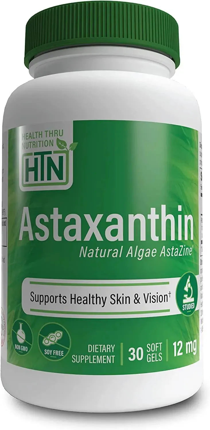 HEALTH THRU NUTRITION - Health Thru Nutrition Astaxanthin Triple Strength 12Mg. 30 Capsulas Blandas - The Red Vitamin MX - Suplementos Alimenticios - {{ shop.shopifyCountryName }}