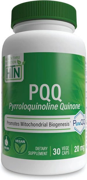 HEALTH THRU NUTRITION - Health Thru Nutrition PQQ 20Mg. Pyrroloquinoline Quinone 30 Capsulas - The Red Vitamin MX - Suplementos Alimenticios - {{ shop.shopifyCountryName }}