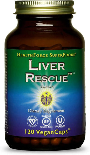 HEALTHFORCE SUPERFOODS - HealthForce SuperFoods Liver Rescue 120 Capsulas - The Red Vitamin MX - Suplementos Alimenticios - {{ shop.shopifyCountryName }}