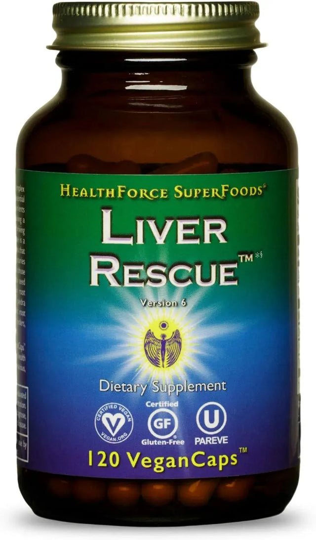 HEALTHFORCE SUPERFOODS - HealthForce SuperFoods Liver Rescue 120 Capsulas - The Red Vitamin MX - Suplementos Alimenticios - {{ shop.shopifyCountryName }}
