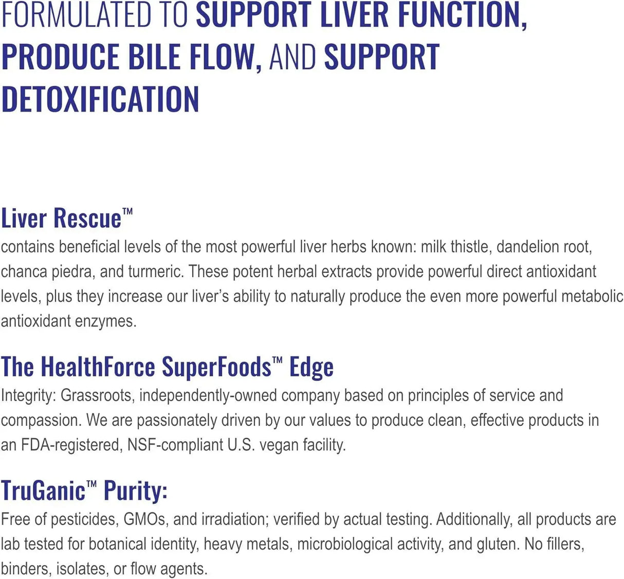 HEALTHFORCE SUPERFOODS - HealthForce SuperFoods Liver Rescue 120 Capsulas - The Red Vitamin MX - Suplementos Alimenticios - {{ shop.shopifyCountryName }}