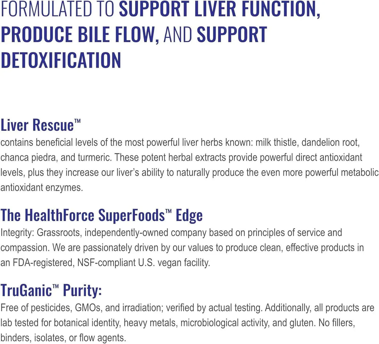 HEALTHFORCE SUPERFOODS - HealthForce SuperFoods Liver Rescue 30 Capsulas - The Red Vitamin MX - Suplementos Alimenticios - {{ shop.shopifyCountryName }}