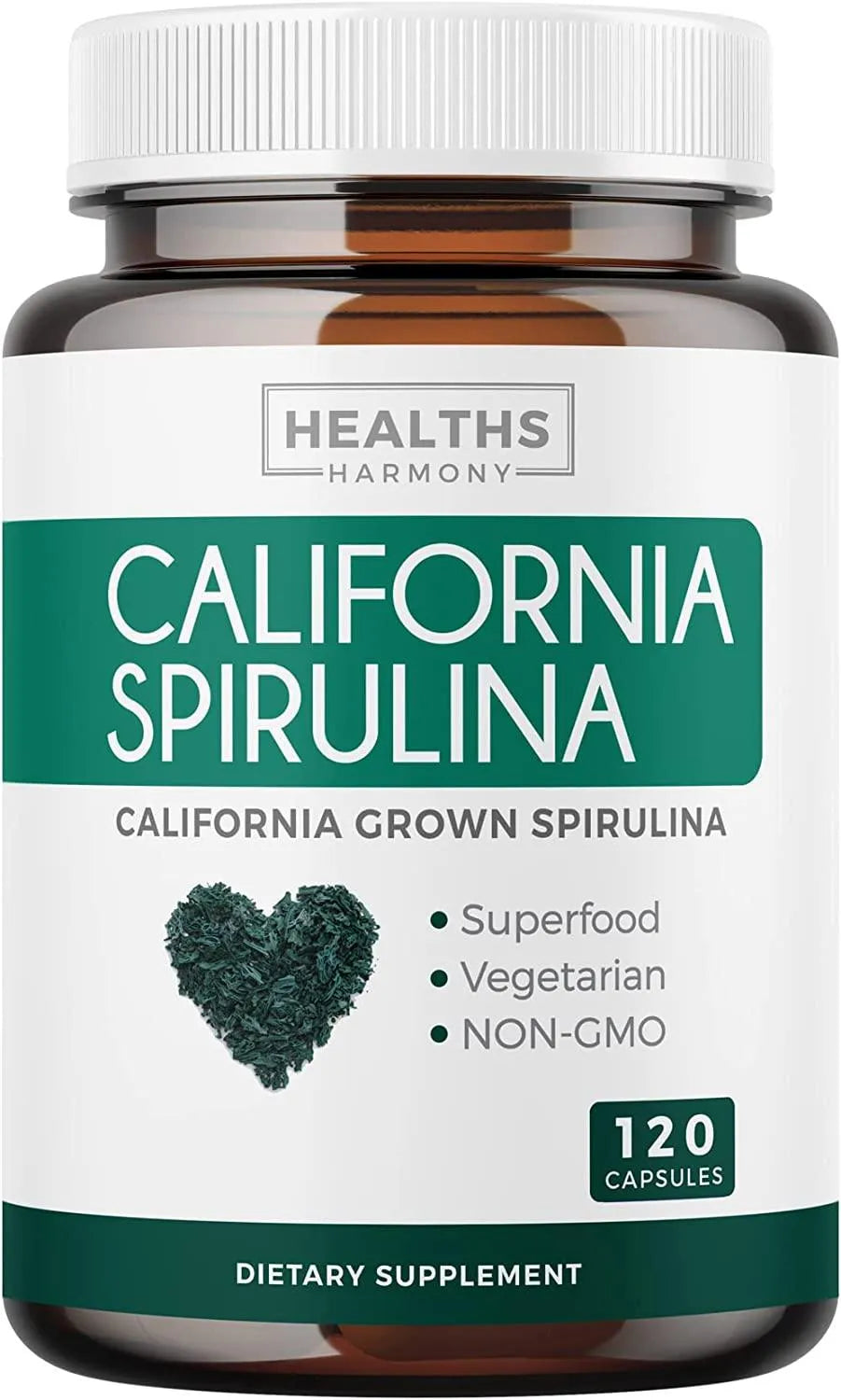 HEALTHS HARMONY - Healths Harmony California Spirulina 120 Capsulas - The Red Vitamin MX - Suplementos Alimenticios - {{ shop.shopifyCountryName }}