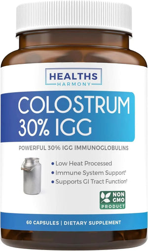 HEALTHS HARMONY - Healths Harmony Colostrum 1,000Mg. 60 Capsulas - The Red Vitamin MX - Suplementos Alimenticios - {{ shop.shopifyCountryName }}