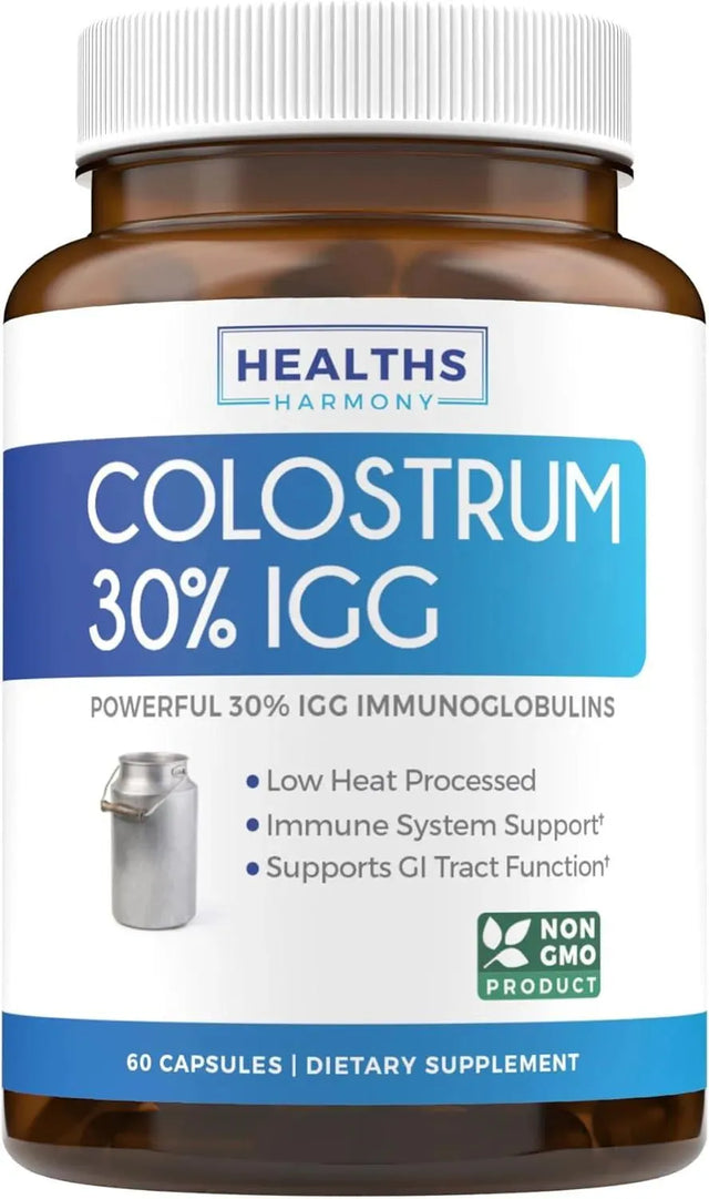 HEALTHS HARMONY - Healths Harmony Colostrum 1,000Mg. 60 Capsulas - The Red Vitamin MX - Suplementos Alimenticios - {{ shop.shopifyCountryName }}