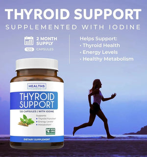 HEALTHS HARMONY - Healths Harmony Thyroid Support Complex with Iodine 120 Capsulas - The Red Vitamin MX - Suplementos Alimenticios - {{ shop.shopifyCountryName }}